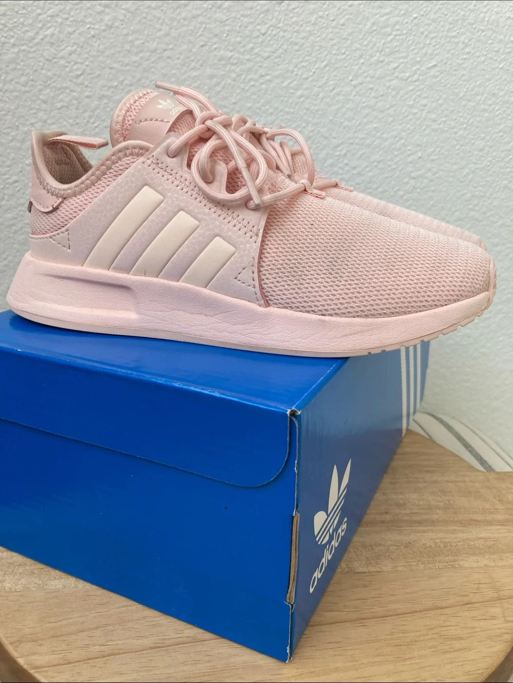 SALE! 50% Off adidas Kids X_PLR C Light Pink Lace-Up Sneakers Size 13.5